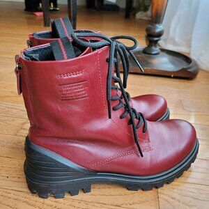 Ecco Tredtray Lace-up boots Red 7 High Cut